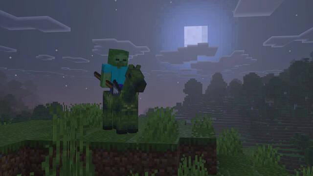 Minecraft presenta la actualización Mounts of Mayhem, con lanzas, caballos zombis y el nuevo mob nautilus